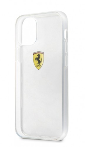Ferrari ESTRHCP12STR Izturīgs Silikona Aizsargapvalks Apple iPhone 12 Mini Caurspīdīgs image 2