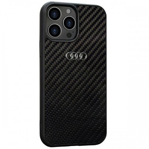 Audi Carbon Fiber iPhone 13 Pro Max 6.7" czarny|black hardcase AU-TPUPCIP13PM-R8|D2-BK image 2