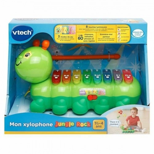 Muzikālā rotaļlieta Vtech Baby Jungle Rock - Xylophone chenille (FR) image 2
