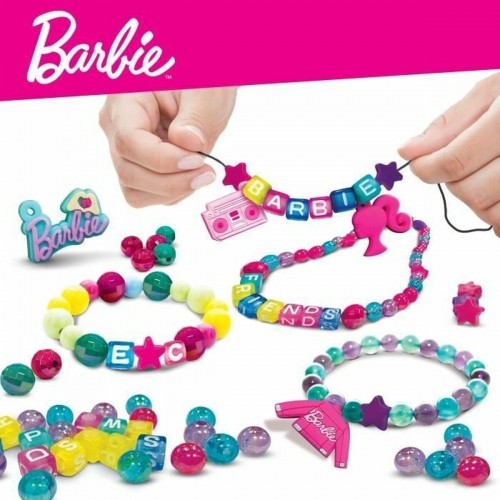 Bracelet Making Kit Lisciani Giochi Barbie Fashion jewelry bag Plastic (12 Pieces) image 2