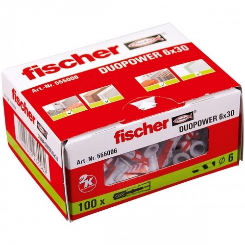 Шипы Fischer Duopower 555006 100 Предметы Ø 6 x 30 mm image 2