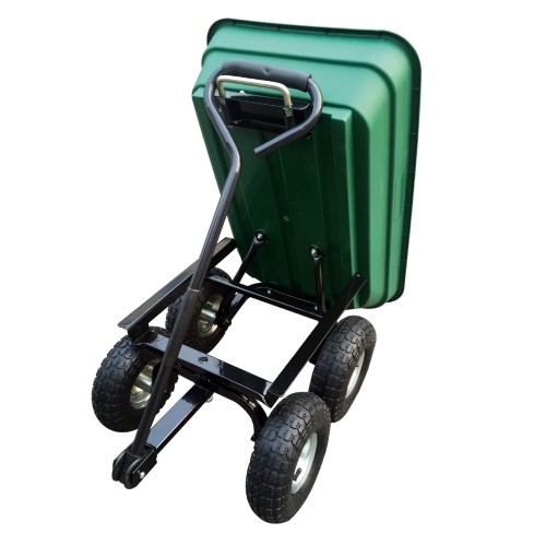 Herzberg Home & Living Herzberg HG-8028-75: 75L Wheel Barrow Dump Cart image 2