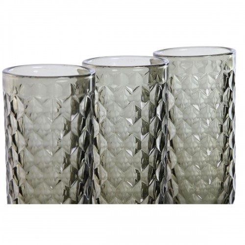 Set of cups Home ESPRIT Grey Crystal 150 ml (6 Units) image 2