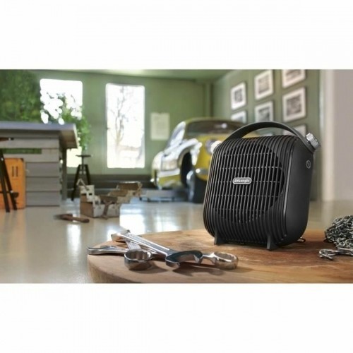 Portable Fan Heater DeLonghi Classic Black 2400 W image 2