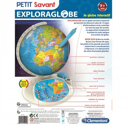 Interactive Earth Globe Clementoni Plastic FR image 2