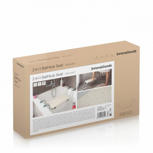 2-in-1 Non-slip Bathtub Seat Seburett InnovaGoods image 2