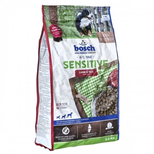 Fodder BOSCH Sensitive Adult Lamb Rice 3 Kg image 2