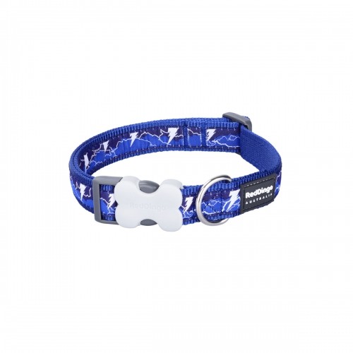 Dog collar Red Dingo STYLE LIGHTNING Navy Blue 41-63 cm image 2