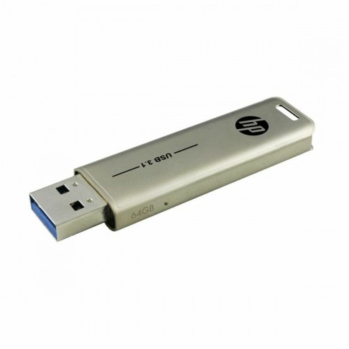 USB Zibatmiņa HP HPFD796L-64 Sudrabains 64 GB image 2