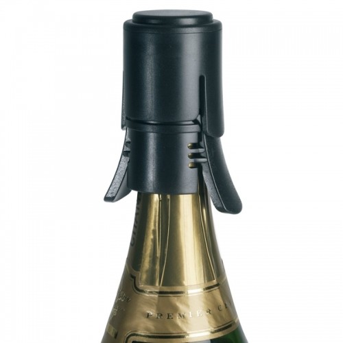 Le Creuset Dzirkstošā vīna aizbāznis SW-106 Champagne Stopper 9cm matēts melns image 2