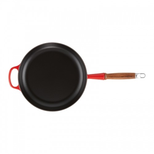 Le Creuset Чугунная сковорода с деревянной ручкой Ø28 см, красный image 2