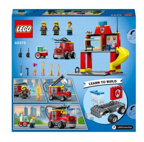 LEGO 60375 City Fire Station and Fire Truck Конструктор image 2