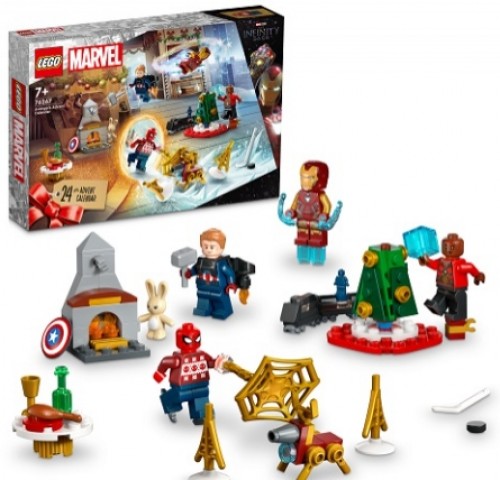 LEGO 76267 Super Heroes Advent Calendar Marvel Avengers 2023 Konstruktors image 2