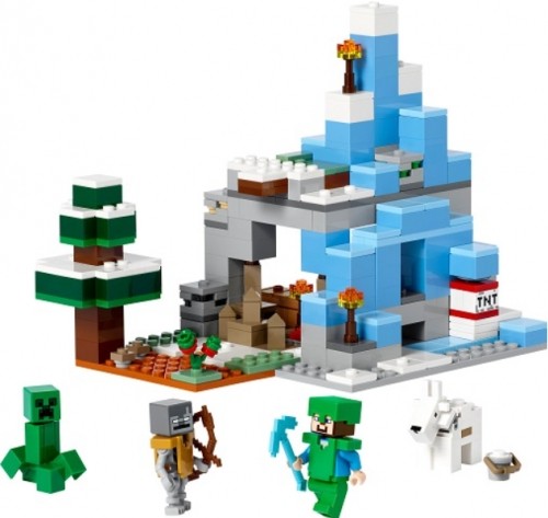 LEGO 21243 Minecraft The Frozen Peaks Konstruktors image 2
