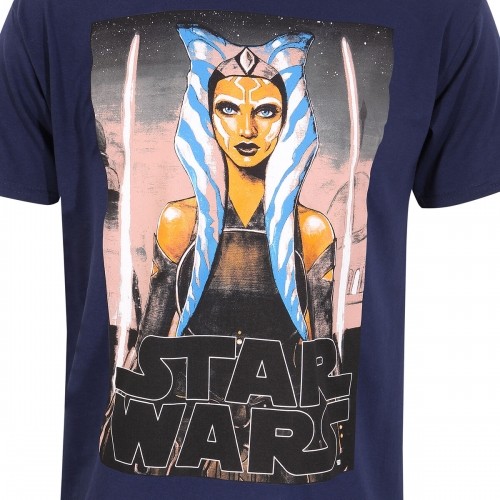 Short Sleeve T-Shirt Star Wars White Blades Blue Unisex image 2