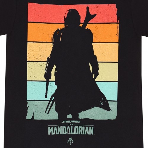 Krekls ar Īsām Piedurknēm The Mandalorian Spectrum Melns Unisekss image 2