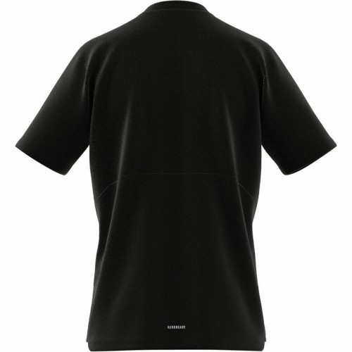Men’s Short Sleeve T-Shirt Adidas Aeroready Black image 2