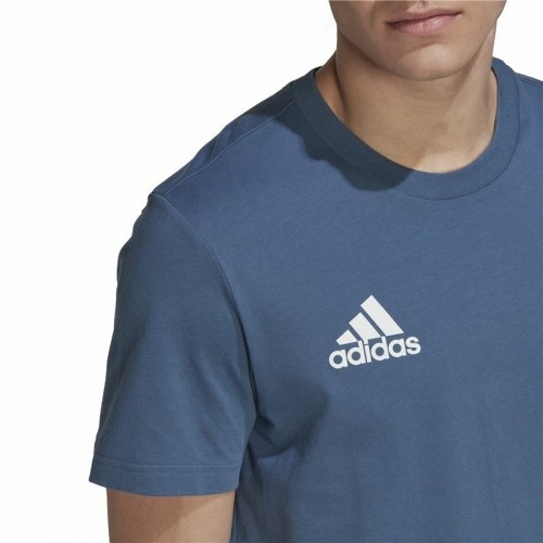 Men’s Short Sleeve T-Shirt Adidas All Blacks image 2