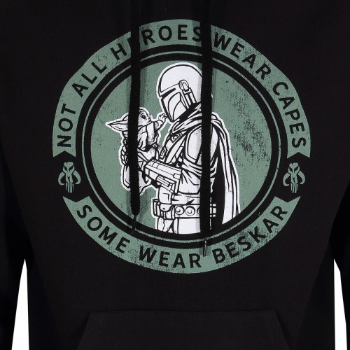 Men’s Hoodie The Mandalorian Wear Beskar Black image 2