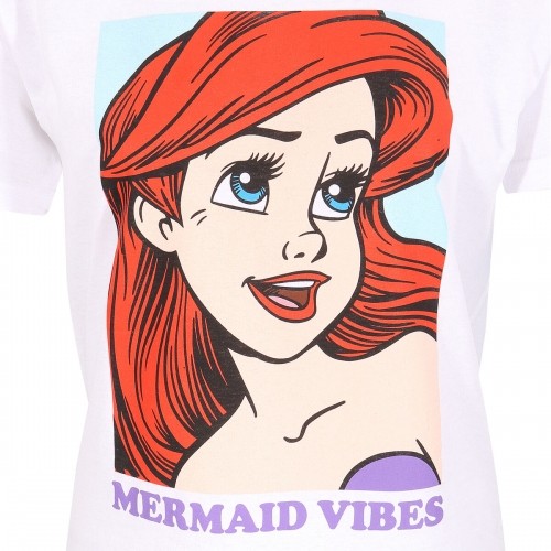 Short Sleeve T-Shirt The Little Mermaid Mermaid Vibes White Unisex image 2