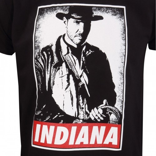 Krekls ar Īsām Piedurknēm Indiana Jones Indy Melns Unisekss image 2