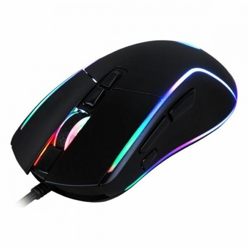 Игровая мышь со светодиодами CoolBox DG-MOU019-RGB RGB 6400 dpi 30 ips Чёрный image 2