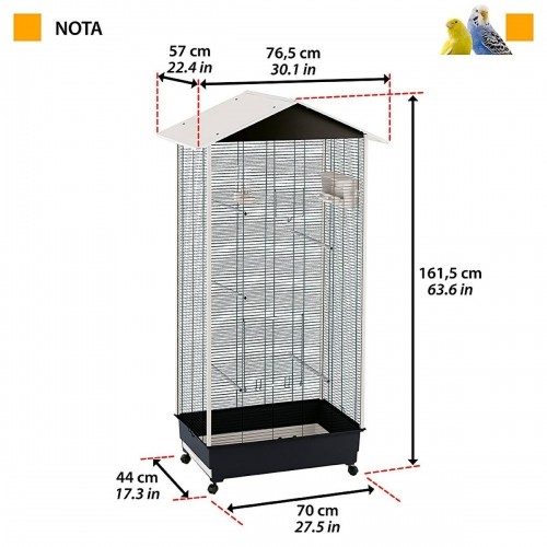 Bird cage Ferplast 56115423 White 7,5 x 11,5 x 4 cm image 2