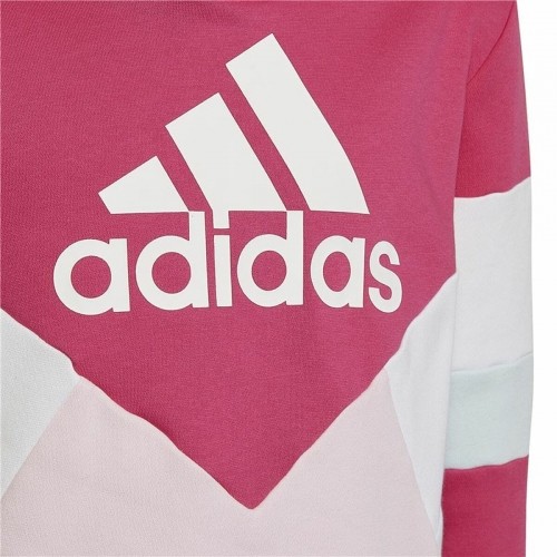 Толстовка с капюшоном для девочек Adidas Colorblock image 2