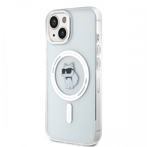 Karl Lagerfeld KLHMP15SHFCCNOT iPhone 15 6.1" transparent hardcase IML Choupette MagSafe image 2