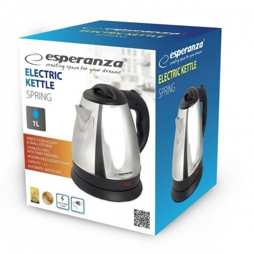 Kettle Esperanza EKK116X Stainless steel Plastic 1350 W 1 L image 2