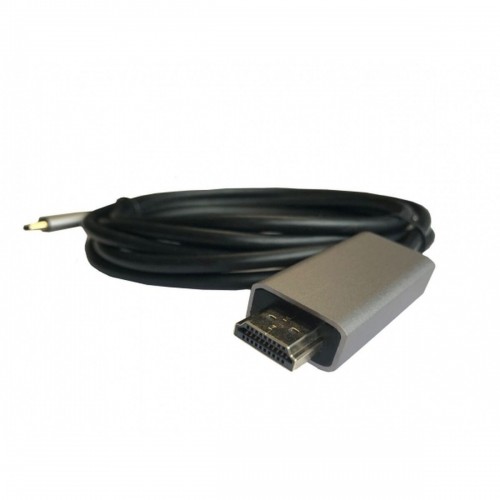 USB-C - HDMI kaapeli 3GO C137 Melns image 2