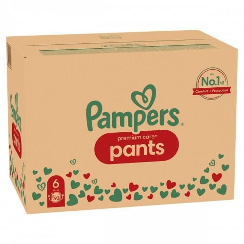Disposable nappies Pampers Premium 15-25 kg 6 (93 Units) image 2