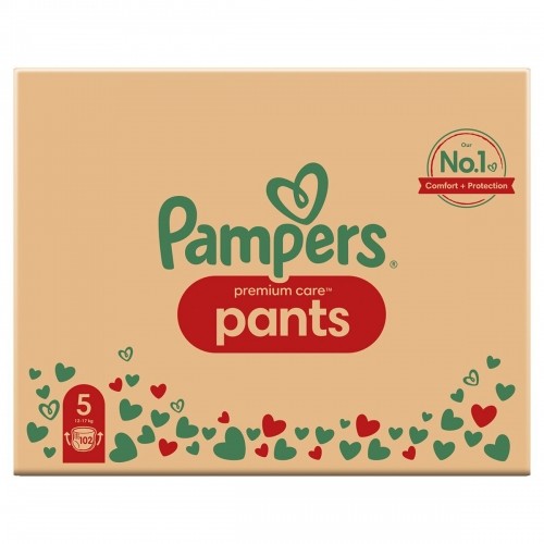 Одноразовые подгузники Pampers Premium 12-17 kg 5 (102 штук) image 2