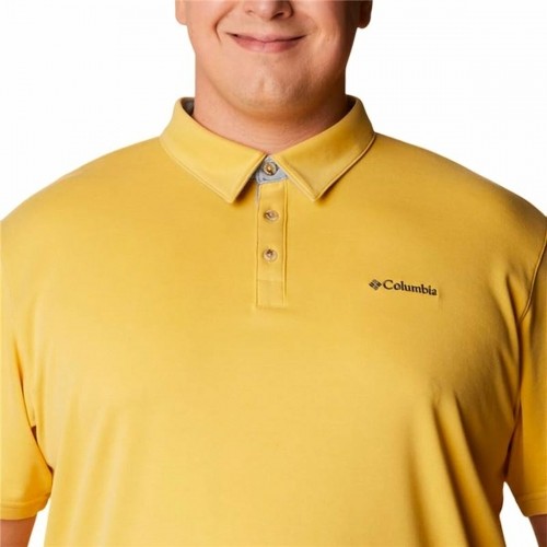 Men’s Short Sleeve Polo Shirt Columbia Nelson Point™ Yellow image 2