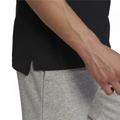 Men’s Short Sleeve Polo Shirt Adidas Aeroready essentials Black image 2