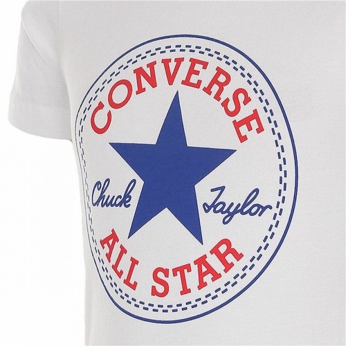 Детский Футболка с коротким рукавом Converse  Core Chuck Taylor Patch  Синий image 2