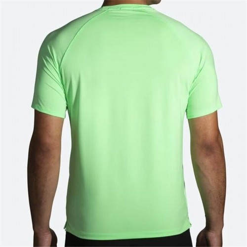 Men’s Short Sleeve T-Shirt Brooks  Atmosphere 2.0  Lime green image 2