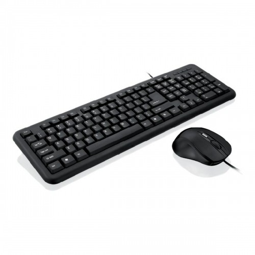 Keyboard and Mouse Ibox OFFICE KIT II Black Monochrome English QWERTY image 2