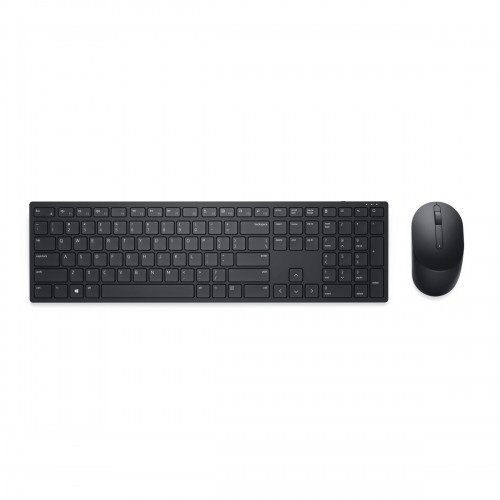 Клавиатура и мышь Dell KM5221W Qwerty US Чёрный QWERTY image 2
