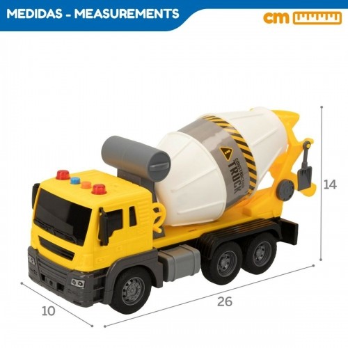 Concrete Mixer Lorry Speed & Go Light Sound 26 x 14 x 10 cm (4 Units) image 2