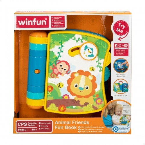 Детская интерактивная книга Winfun 16,5 x 16,5 x 4 cm (6 штук) image 2