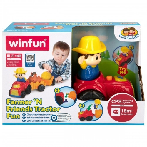 Toy tractor Winfun 5 Pieces 31,5 x 13 x 8,5 cm (6 Units) image 2