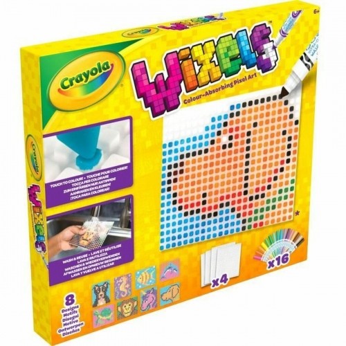 Pictures to colour in Crayola Wixels image 2