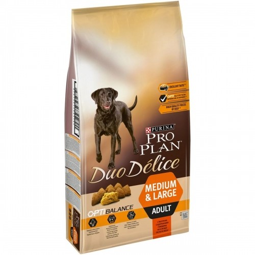 Fodder Purina Pro Plan DUO DÉLICE Adult Veal Beef Rice 10 kg image 2
