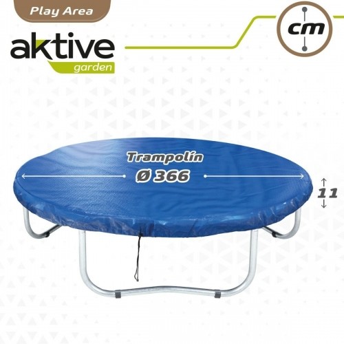 Защитный холст Aktive Эластичная кроватка Синий Ø 366 cm (6 штук) image 2