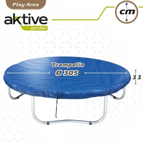 Защитный холст Aktive Эластичная кроватка Синий Ø 305 cm (6 штук) image 2