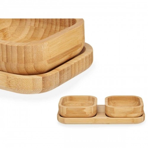 Appetizer Set Brown Bamboo (12 Units) image 2