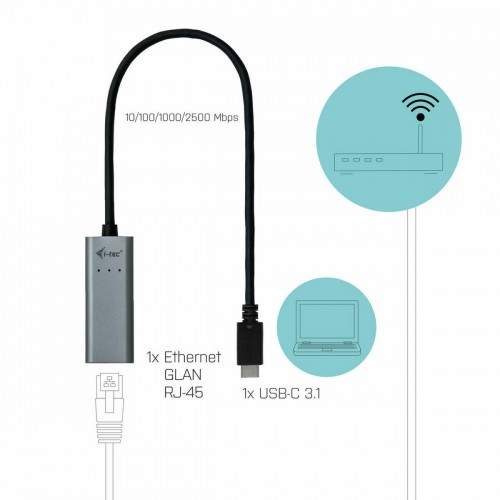 Адаптер USB—Ethernet i-Tec C31METAL25LAN image 2