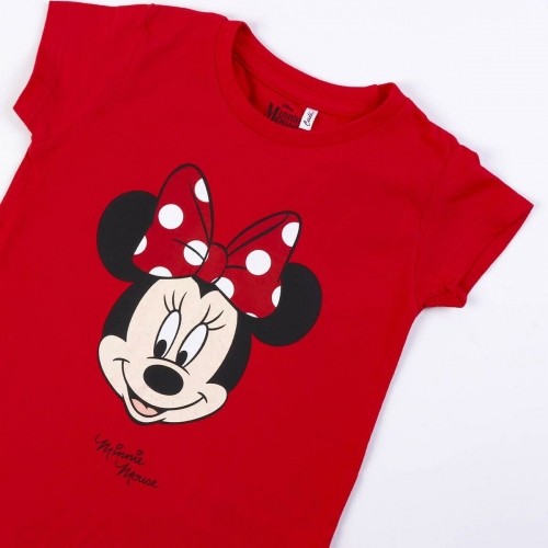 Krekls ar Īsām Piedurknēm Bērniem Minnie Mouse Sarkans image 2