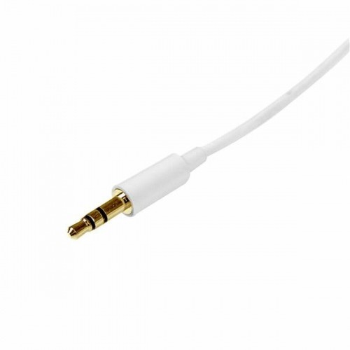 Audio ligzdas Kabelis (3.5mm) Startech MU1MMMSWH            Balts 1 m image 2